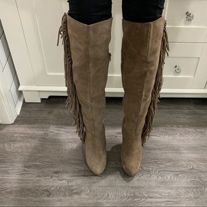 Steve Madden Badgess fringe boots size 8.5